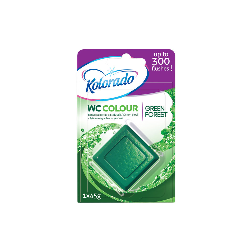 Kolorado WC čistiaca kocka zelený les 45g