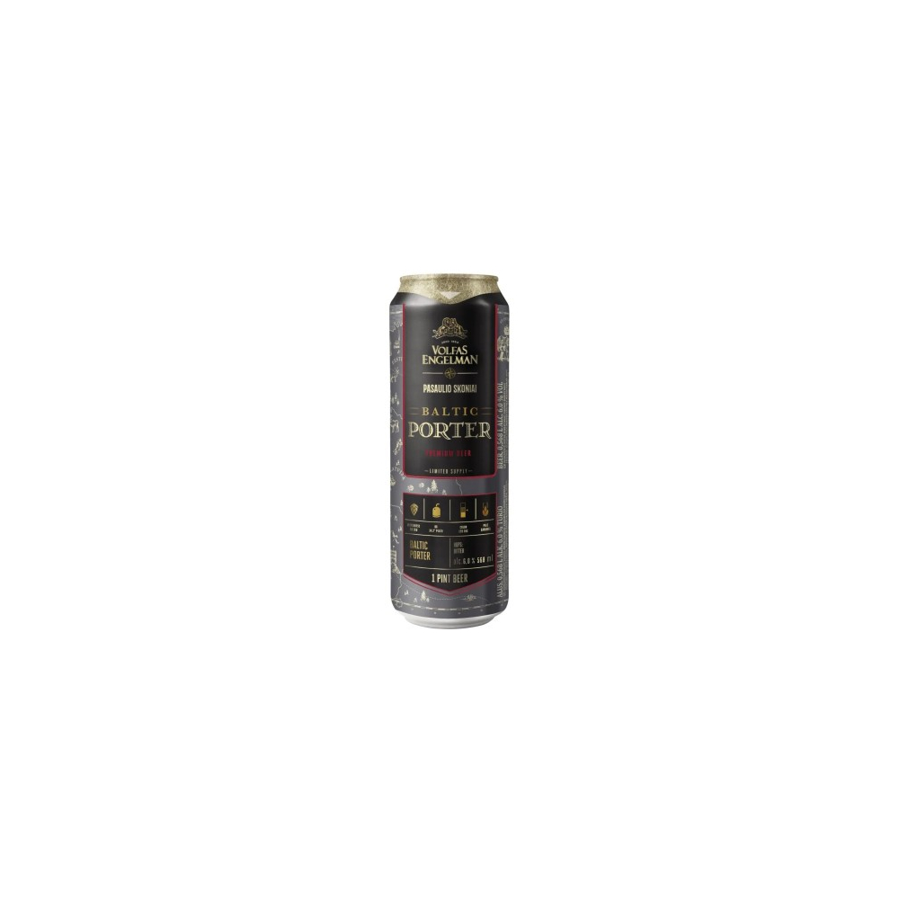 Volfas Engelman Baltic Porter Tmavé pivo 6%/0,568L