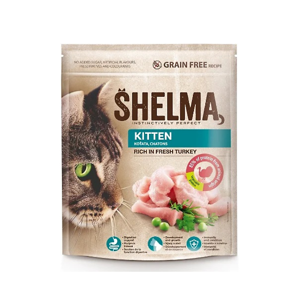 Shelma Granule pre mačky 750g morka - Junior