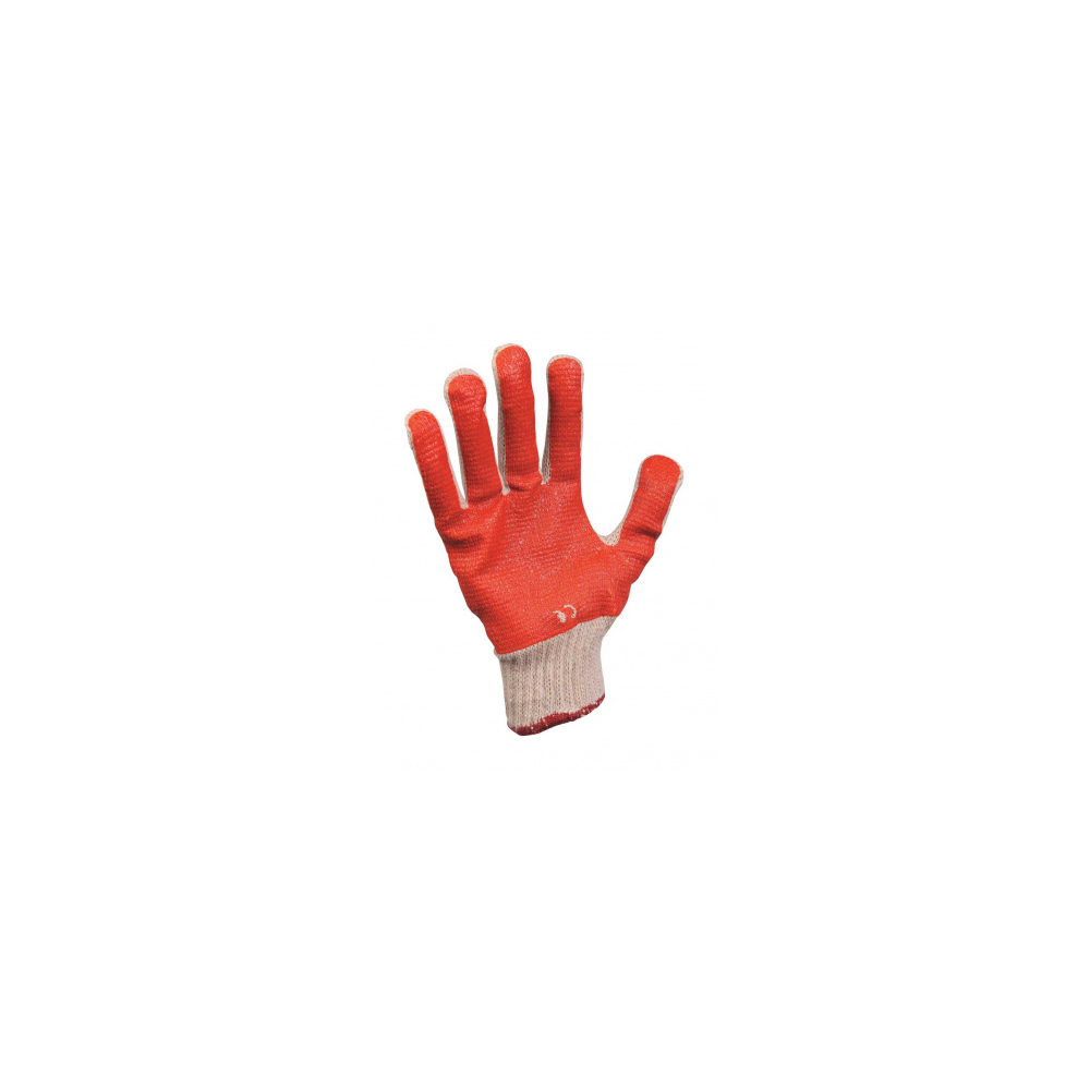 Rukavice SCOTER RED bavl. máčané PVC 8