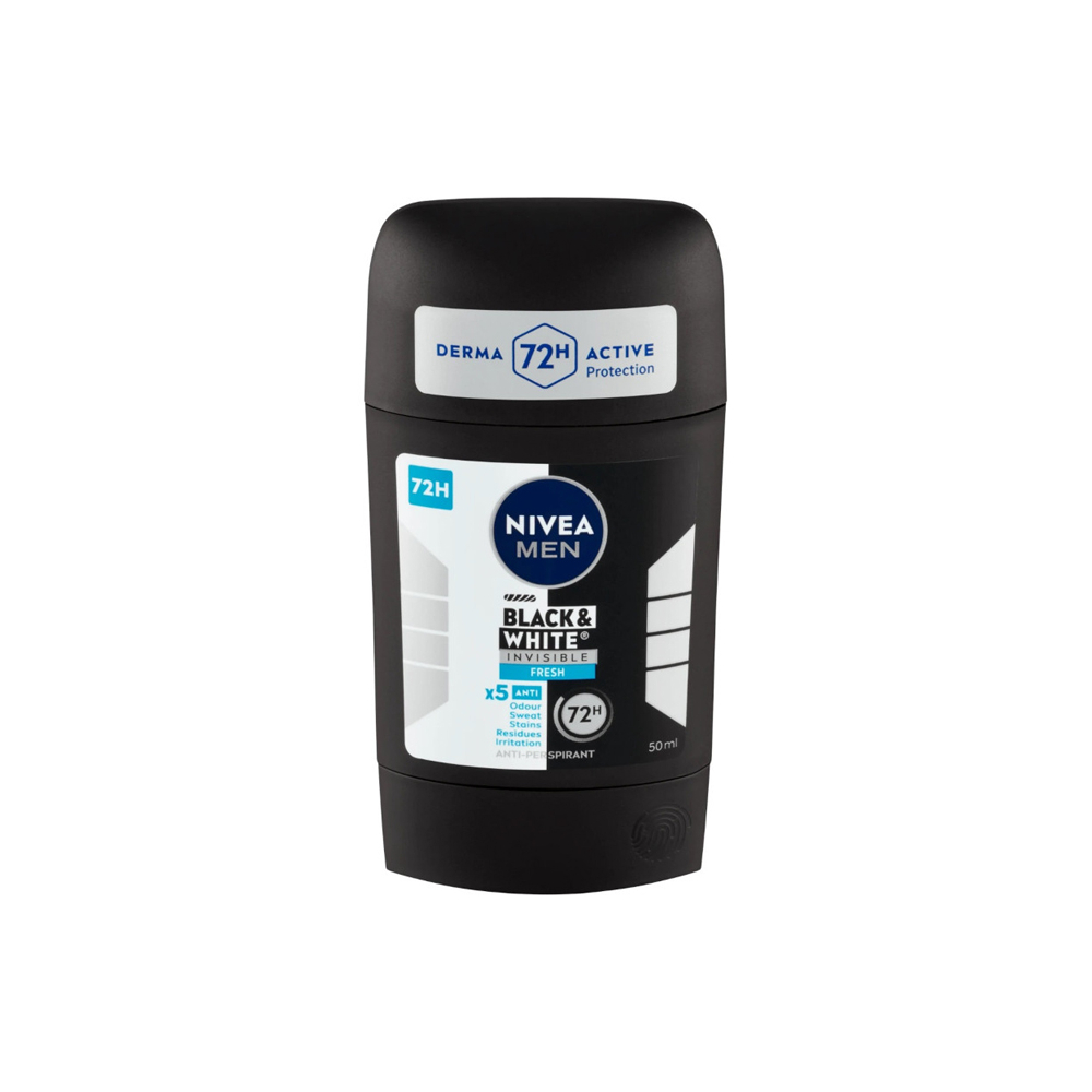 Nivea Stick FM 50ml B&W Invisible Fresh
