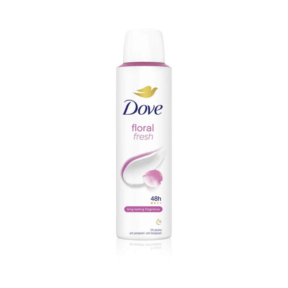 Dove deo 150ml Floral Fresh 0% alcohol
