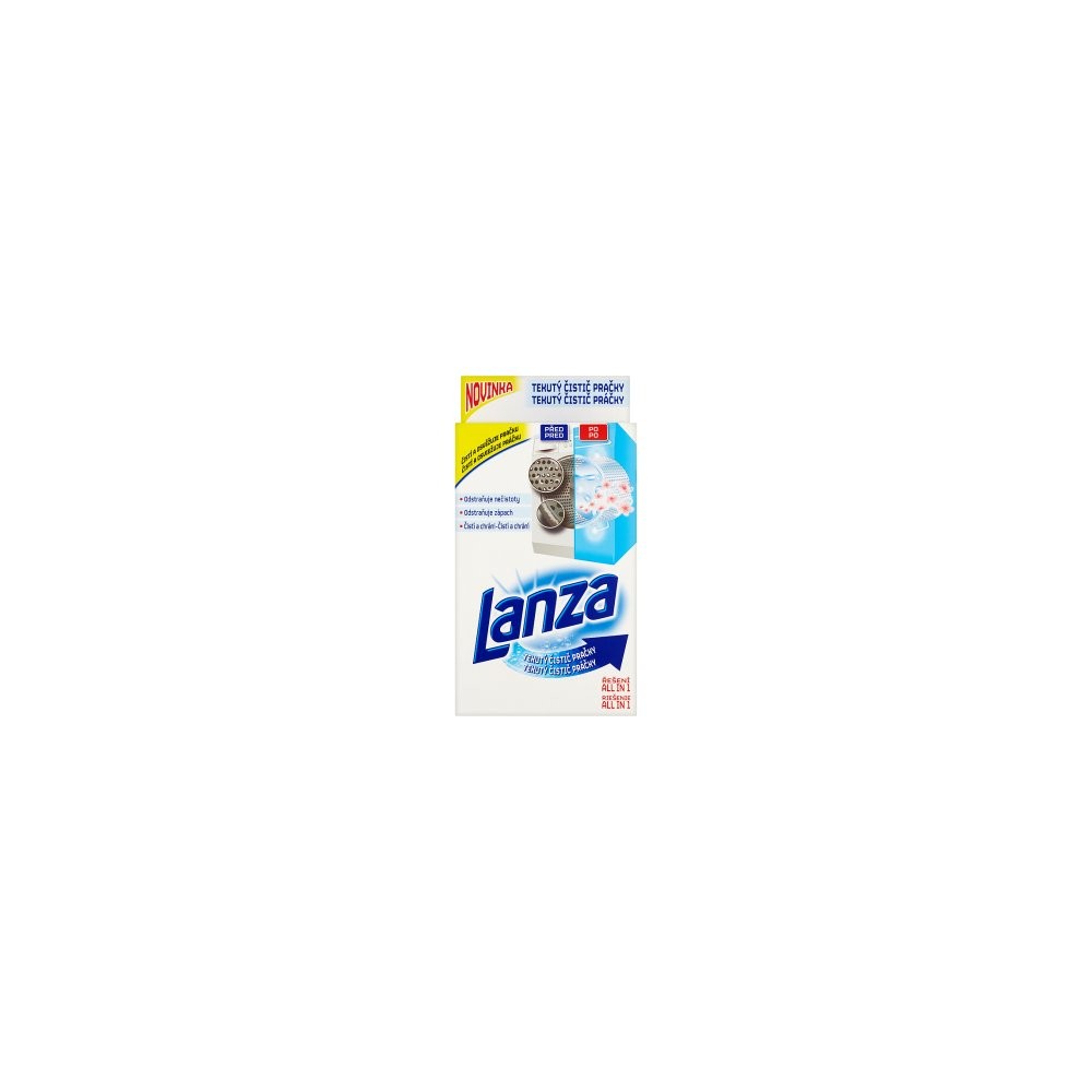 Lanza tekutý čistič pračky 250ml Original