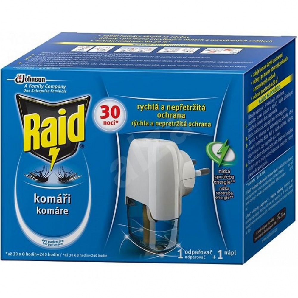 Raid el.strojček+NN 21ml 30nocí