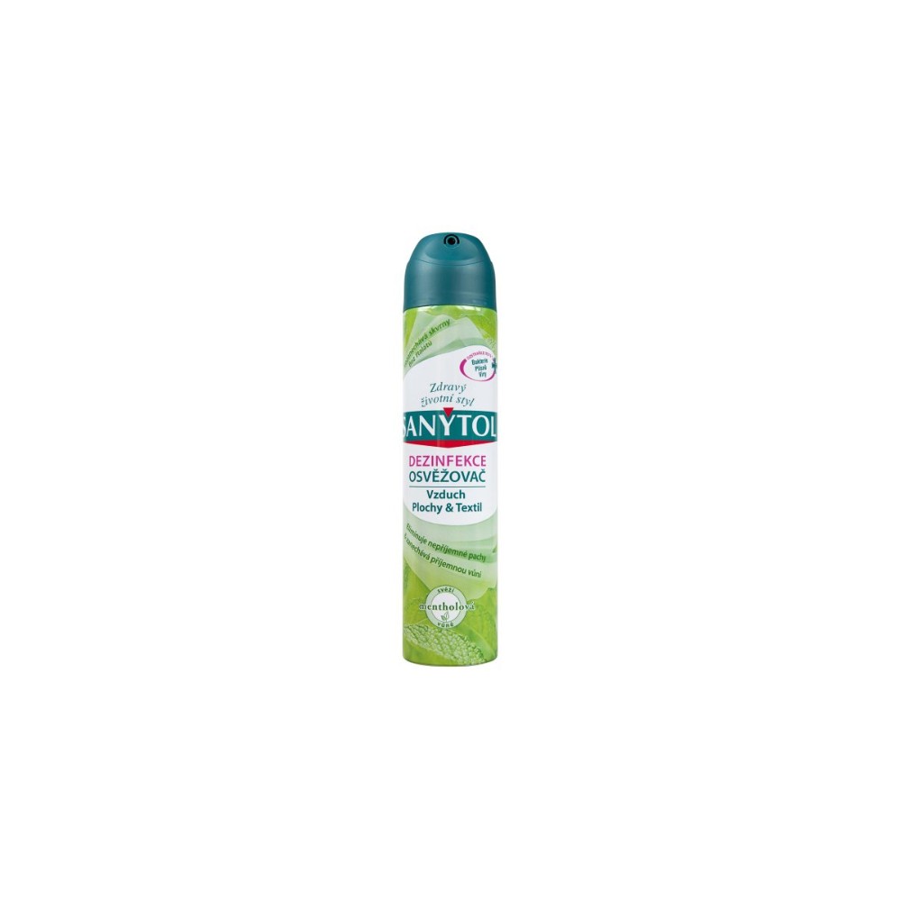 Sanytol dezinfekčný osviežovač A&S Menthol 300ml