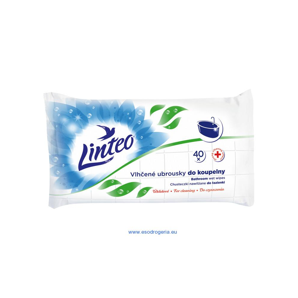 Linteo vlhčené utierky 40ks do kúpelne