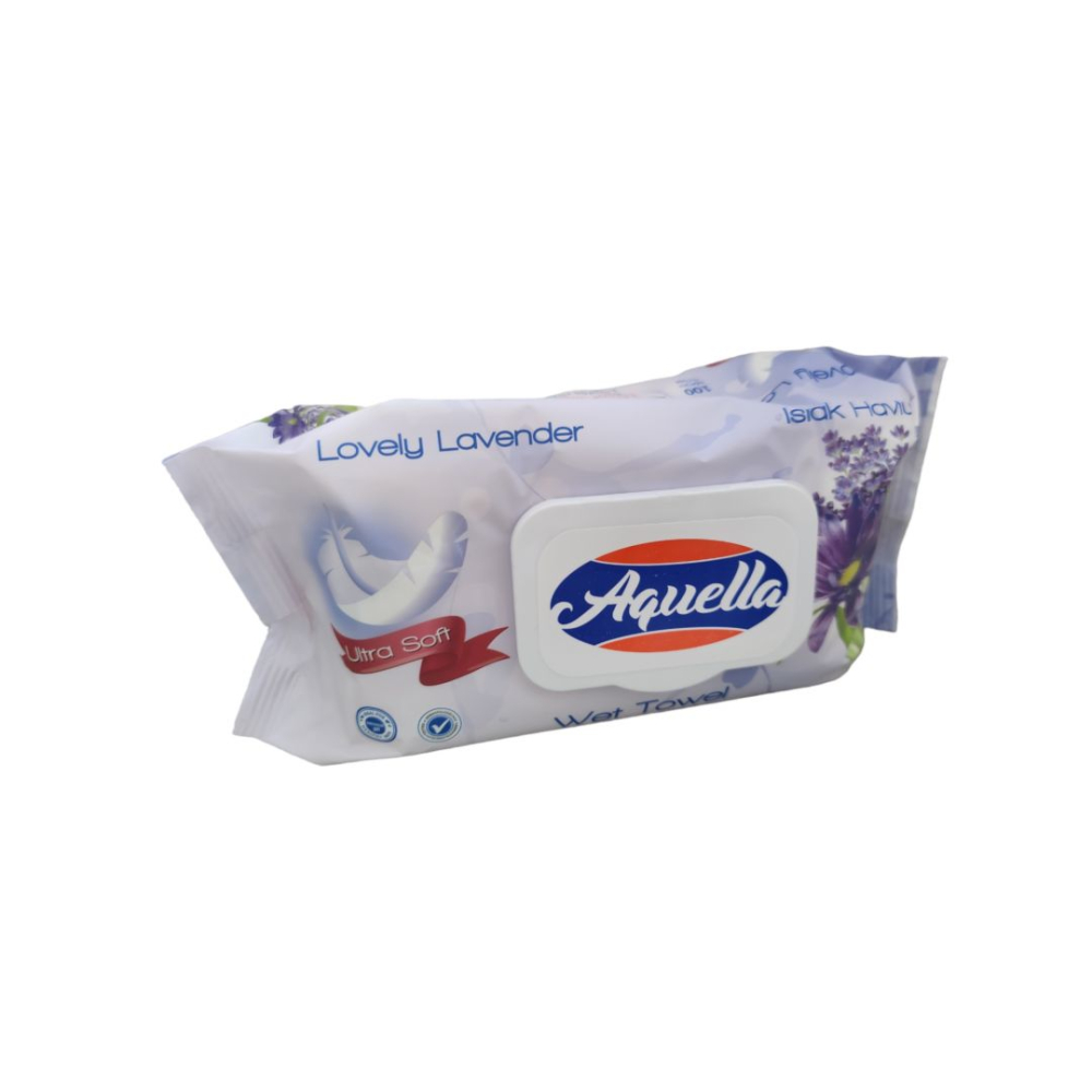 Aquella vlhčené utierky s vôňou levandule 100ks