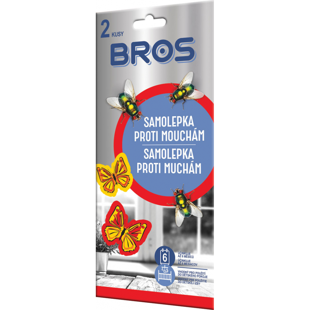 Bros Samolepka proti muchám 2ks