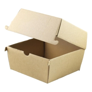 Papierový box na hamburger malý 130x130x110mm/50ks