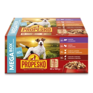 Propesko kapsičky pre psov kur-jah, mor, krá-mrk, hov 40x100g