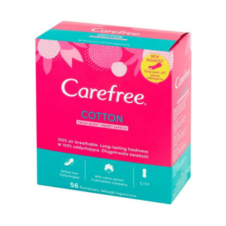 Carefree hygienické vložky 56ks Cotton feel