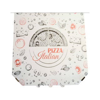 Pizza krabica Biela 50x50x4cm/50ks