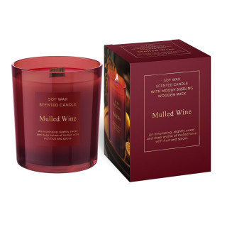 Bartek Vonná sviečka s dreveným knotom 240g Mulled Wine