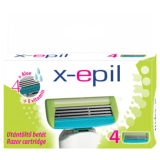 Alveola X-EPIL Náhradná hlavica so 4 čepieľkami 4ks