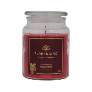 Florencino vonná sviečka v skle 510g Apple Cinnamon