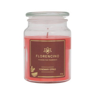 Florencino vonná sviečka v skle 510g Rosemary Citrus
