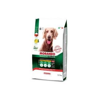 MORANDO ADULT krmivo pre psov Hov.+zelen. hrášok 2,5kg