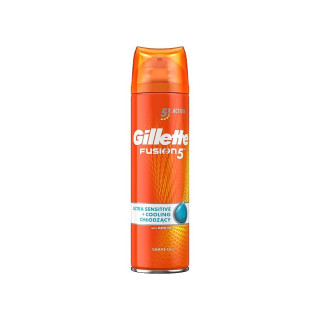 Gillette gél na holenie 200ml Fusion Sensitive with Almond Oil